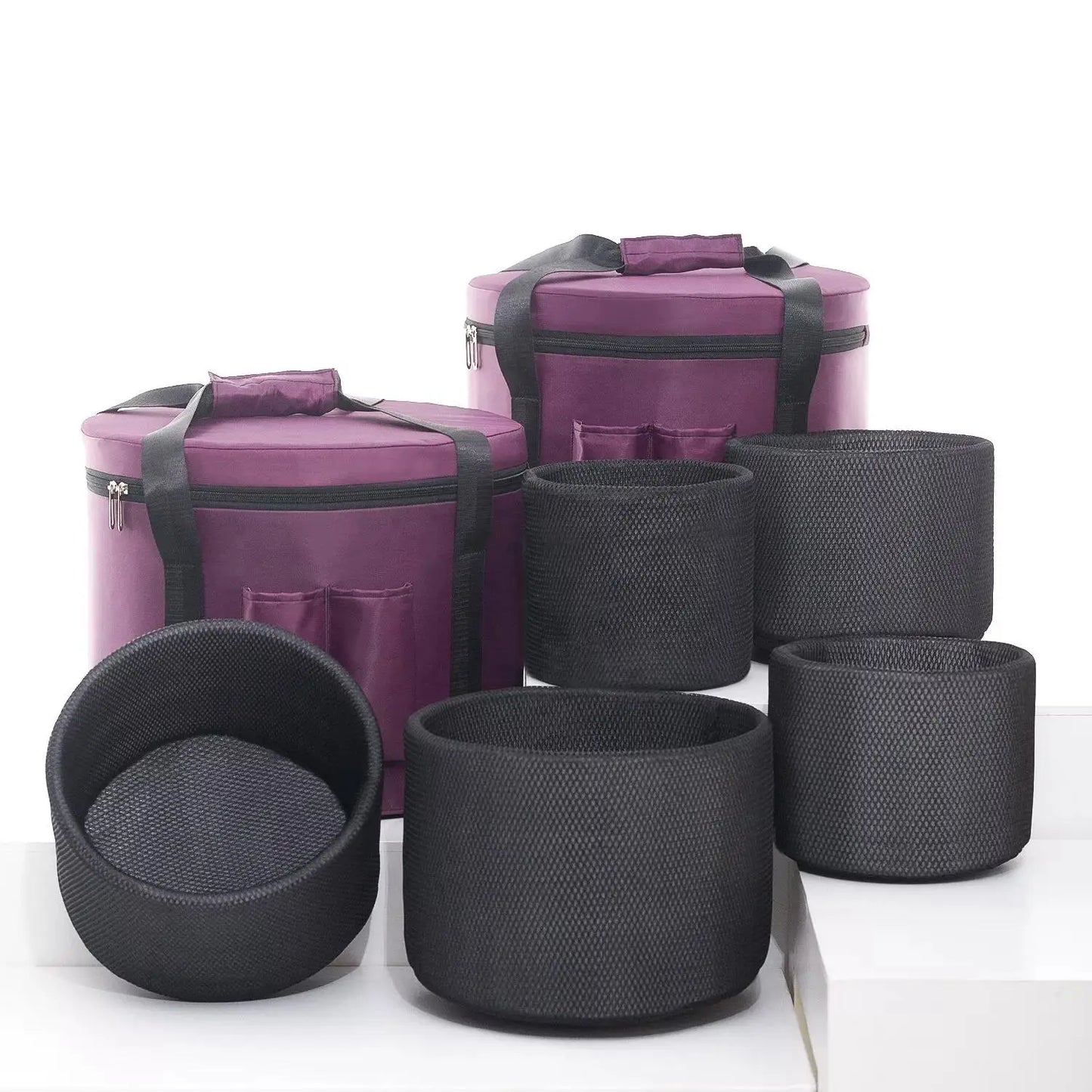 Dobachi 7er-Set 'Chakra' aus Quarzglas