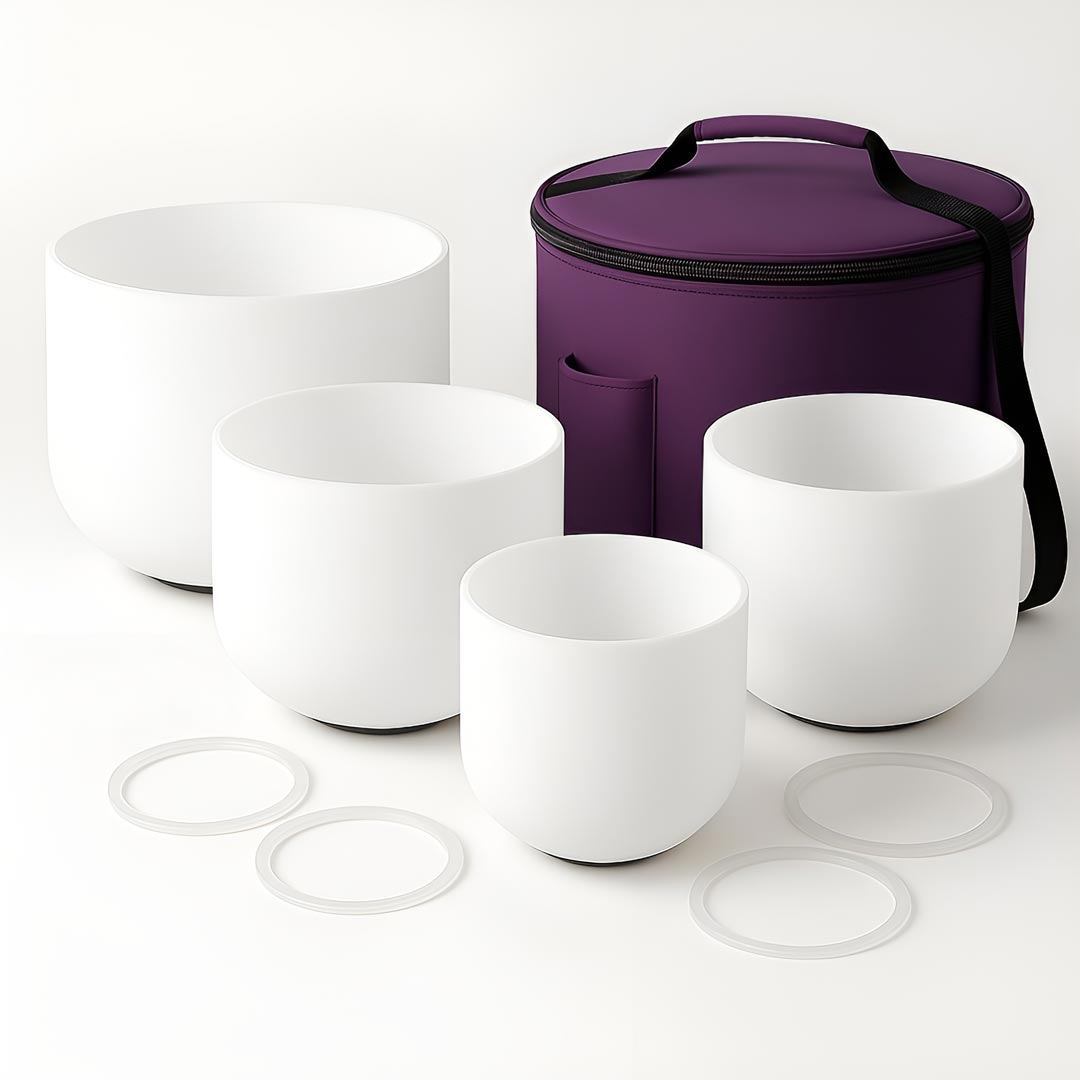 Dobachi 4er-Ergänzungs-Set 'Namasté Plus' aus Quarzglas