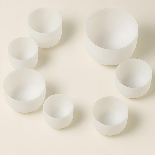 Dobachi 7er-Set 'Chakra' aus Quarzglas